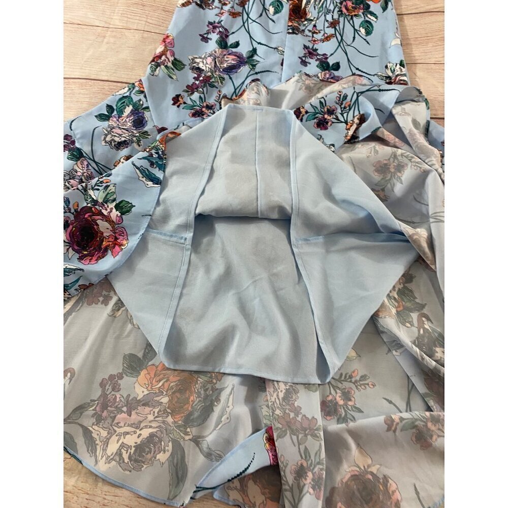 Cooper Street Women's Blue Floral high Low Summer Dress - 4 - Picture 11 of 12